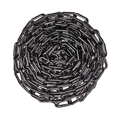 Us Weight U2350 Made In Usa) 2 Inch X 50' Black Plastic Safety Chain Ft. Sunshield Uv Resistant Technology thumb #1