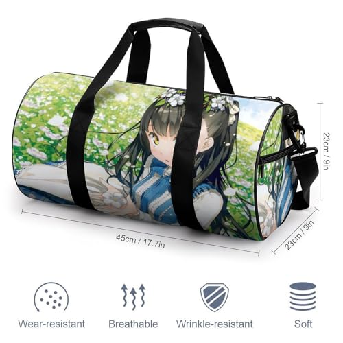 Sac de sport Fleurie 45x23x23cm compact pour gym - 2