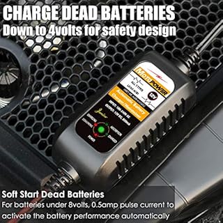MOTOPOWER MP00205A Chargeur de batterie entièrement automatique 12 V 800 mA