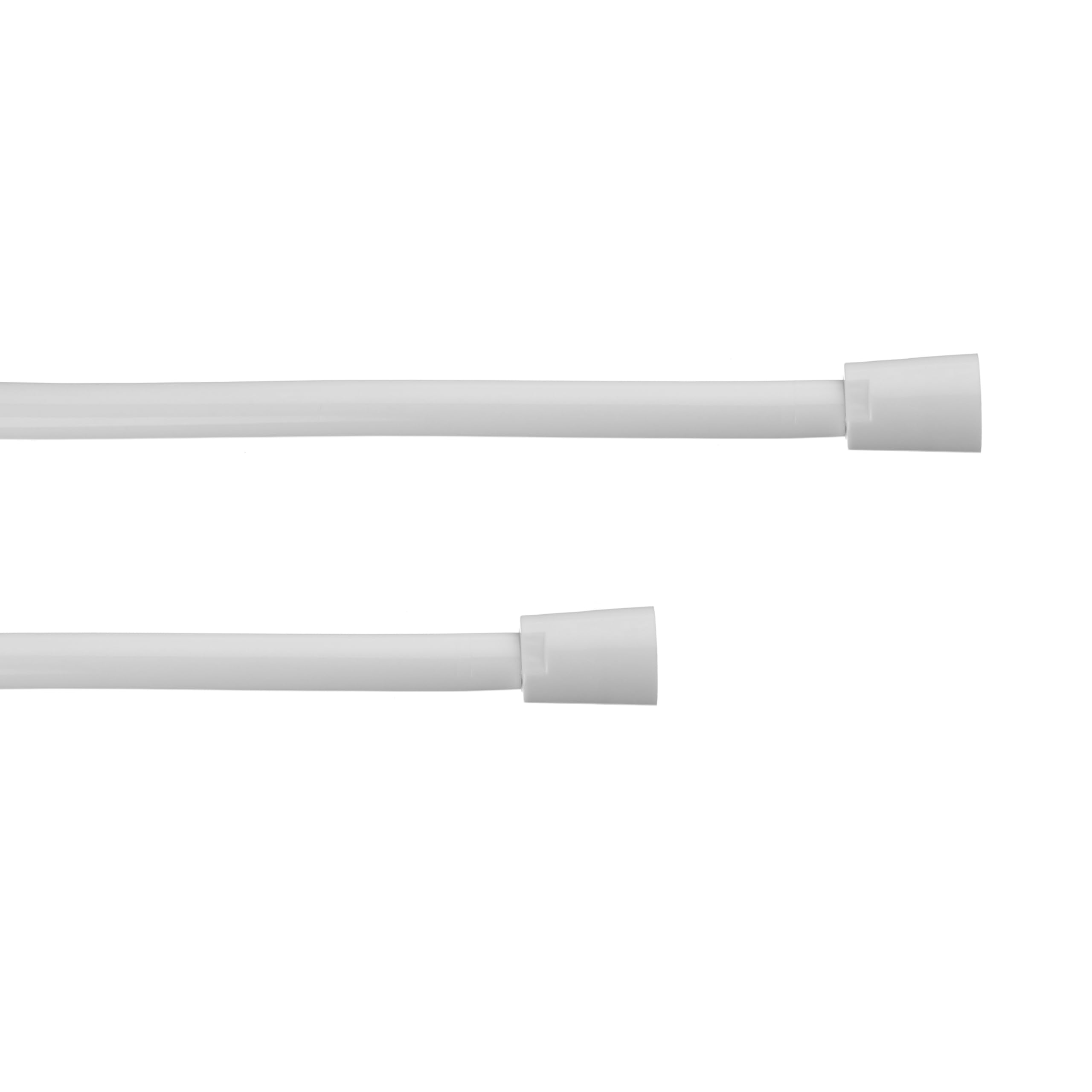 TATAY Shower Hose Loop Silver, 1.5M, PVC Flexo, Anti-Twist, 360° Twist, Anti-Scratch, Universal Thread G 1/2’, White