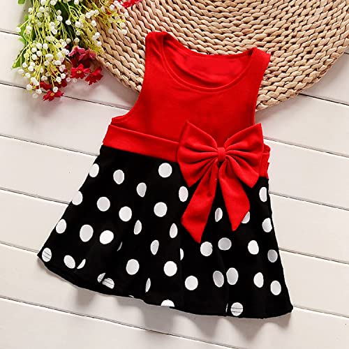 Buy Baby Girls Dress, Frock Lycra in Polka Dot Dress (1218 Months & 18