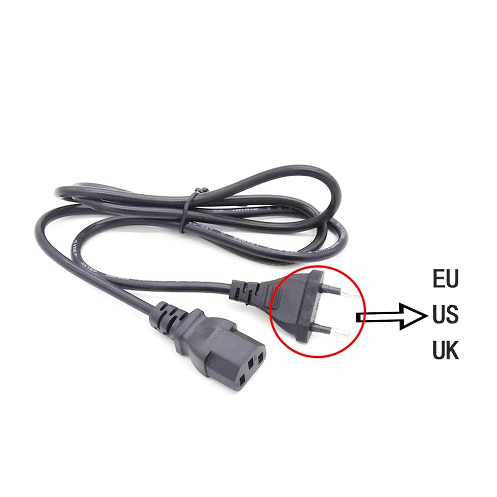 Alimentatore 12V Per Auto Da Casa - Convertitore Da 110V-240V A 12V 5A 60W Con Presa Accendisigari, Cavo 2,7 Mt