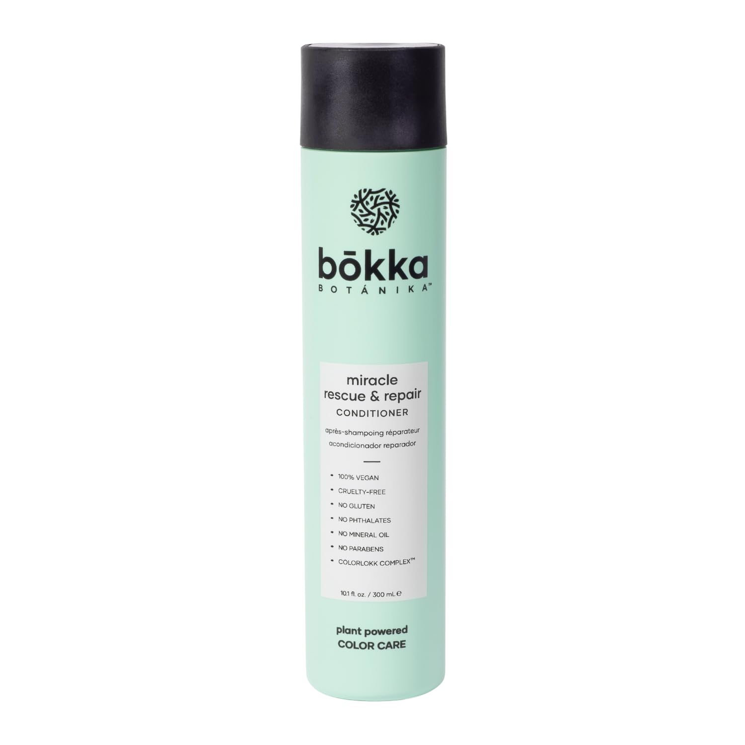 Bokka Botanika Plant Powered Color Care Miracle Rescue & Repair Conditioner 10.1oz/300ml