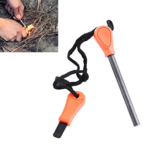Zetiling Survival Fire Starter, Flints Rod, Survival Magnesiums Steel Strikers Fire Starter Stick Camping Tool For Outdoor Camping Hiking And Backpacking #TOP7