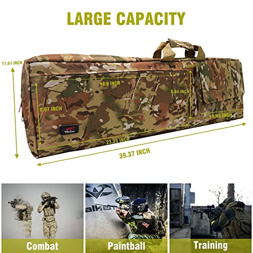Lovlife Tactical Long Rifle Gun Bag,Shockproof Soft Rifle Case,Bag For Hunting Shooting-Soft Egg Foam,Portable Shotgun Case For Firearm Storage And Transportation Camouflage #TOP5