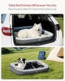QPAU Inflatable Dog Bed with Sides, Washable Outdoor Pet Bed for Travel, Camping & Home, Waterproof Portable Dog Bed with Pump & Bag, Pet Mattress for Small, Medium & Large Dogs - Image 3