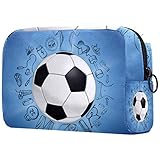 BOLSA DE ALMACENAMIENTO MULTIFUNCIONAL: es una bolsa de cosméticos / monedero / estuche para bolígrafos, y también puede almacenar joyas, artículos de tocador, adecuados para viajes, campamentos, caminatas, compras, gimnasio.