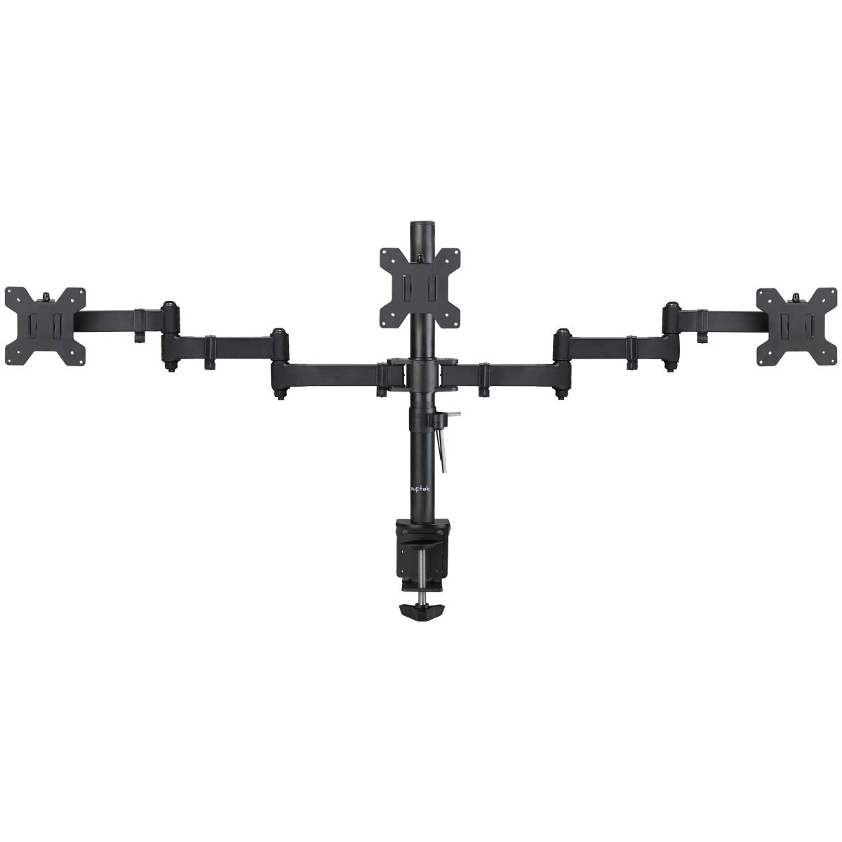 Suptek Triple LED LCD Monitor Desk Mount Heavy Duty Fully Adjustable Stand for 3 / Three Screens up to 27 inch (MD6463)