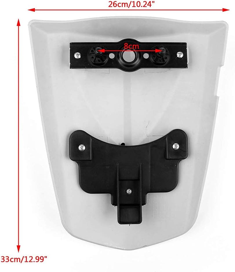 psler Rear Seat Fairing Cover Cowl for Suzuki GSXR1000 K3 2003-2004 (White)