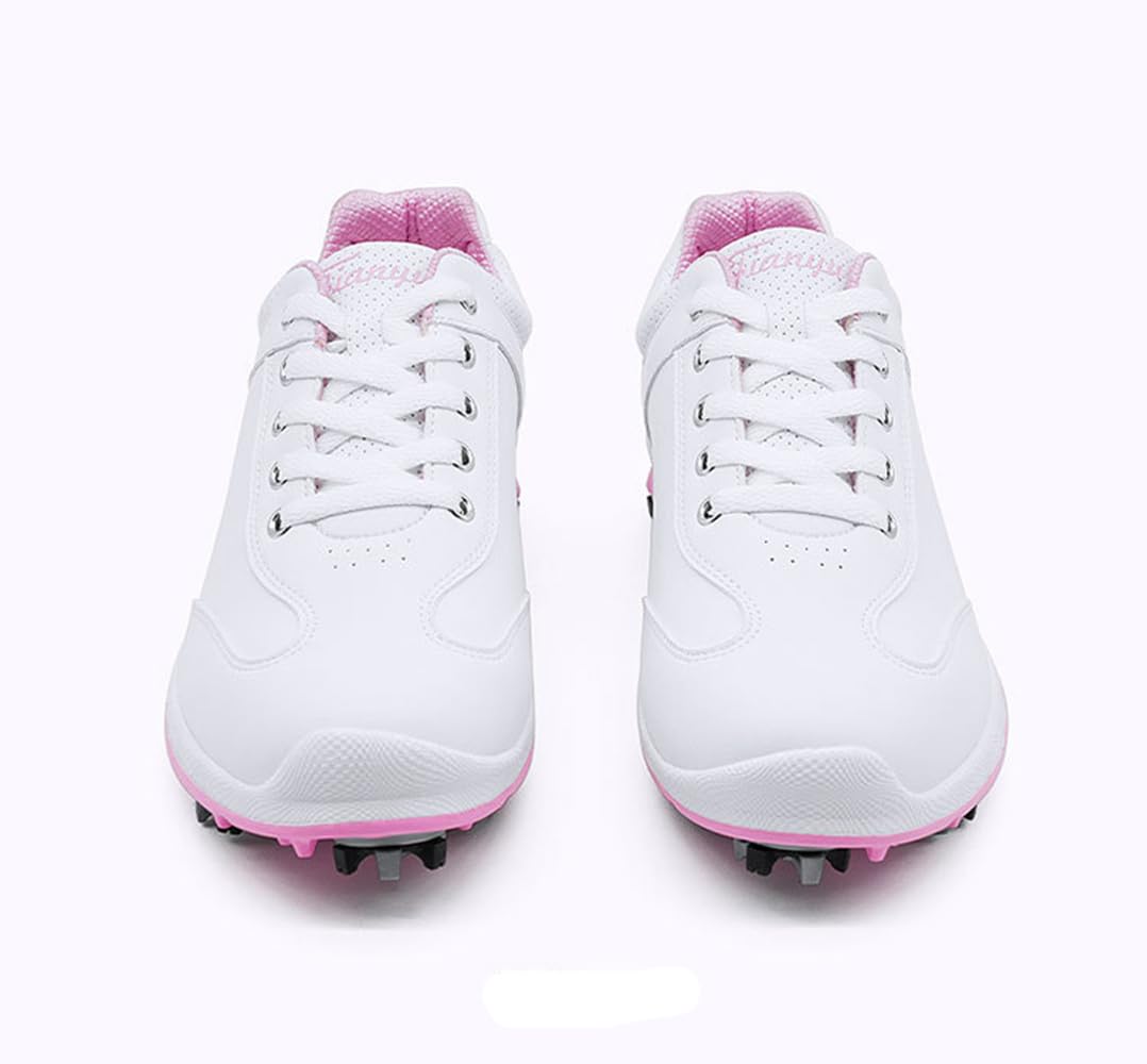 Scarpe da Golf Impermeabili Antiscivolo da Donna con Punte Chiodate