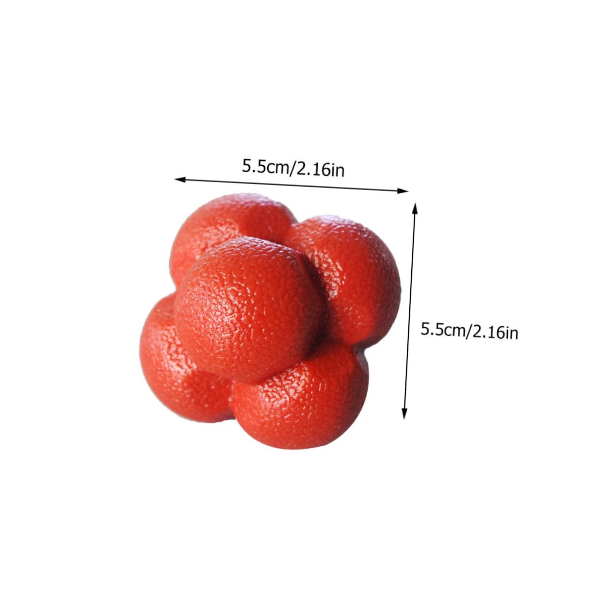 3pcs High Elasticity Hexagonal Reaction Ball Agile Training Balls for Fitness and Coordination Hexagonal Fitness Balls for Enhanced Agility Training