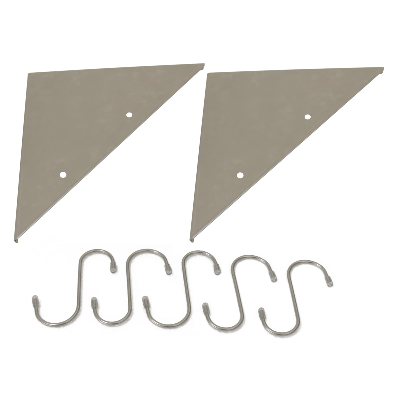 TAIMIKO Étagère Murale INOX Rangement Cuisine Pose Murale Cadre Triangulaire Structure Robuste pour Restaurant, Café, Bar, Maison, Salle,Cuisine, buanderie, Garage (120 * 30 cm)