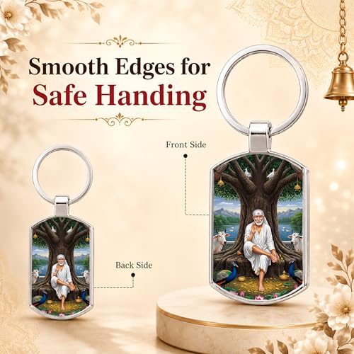 Image of Premium Printed Metal Keychain for Men & Women | High-Definition Artwork Print | Durable Key Ring for Car, Bike, Home & Office Keys | Stylish Decorative Key Holder Gift