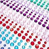 Material - Diese Bling Bling Rhinestones Sticker sind aus sicherem und gesundem Strass und Acryl, die sicher auf Gesicht und Nägel verwendet werden können. Gesicht Edelsteine Aufkleber passt für alle Altersgruppen, egal Frauen, Männer, Jungen oder Mädchen