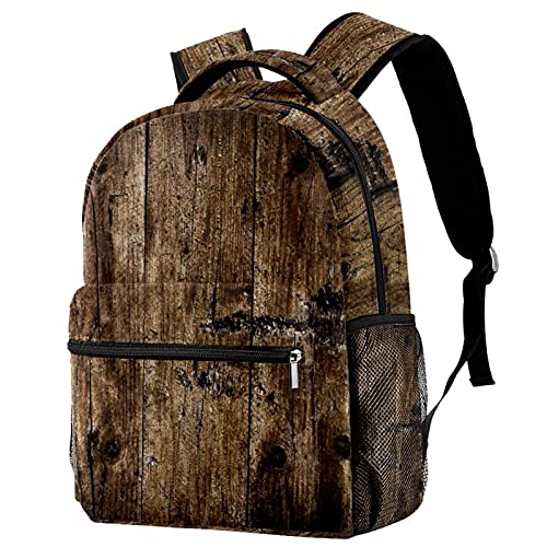 Sac à dos voyage bois foncé avec porte-bouteille mixte