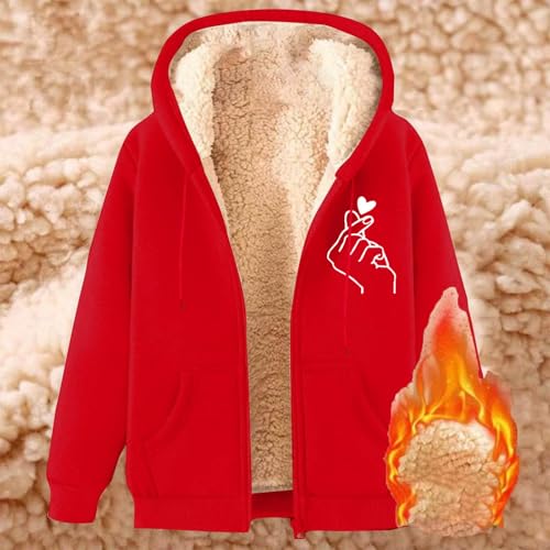 Sudadera con capucha contra el frío invernal de forro polar con cremallera 3
