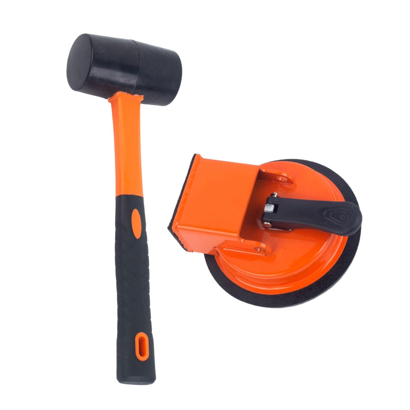 Tertioi Suction Cup Combinat Flooring Suction Device Rubber Hammer Floor Gaps Fixing Tool Construction Helper For Installation Gaps