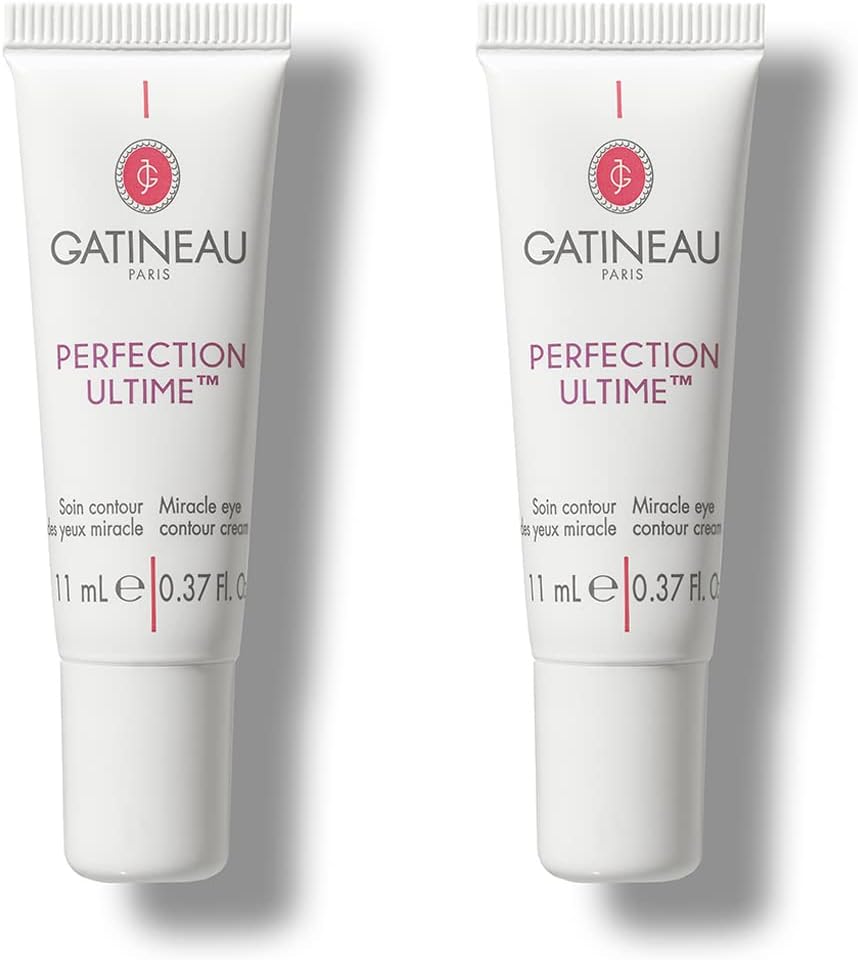 GATINEAU Miracle Eye Contour Cream, 11ml x2, Makeup + Skincare Eye Brightening Concealer, Smooths Fine Lines