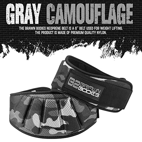 Brawn Bodies Weightlifting Belt For Men & Women - Made With Nylon And Neoprene - Heavy Duty Double-Stitched Lifting Belt For Fitness, Powerlifting, Squatting - Small Size, Fits 25” To 30” Waist #TOP1