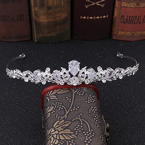 Milisente Prinsessenkroon Tiara bruiloft strass kroon bruidssieraad - Image 6