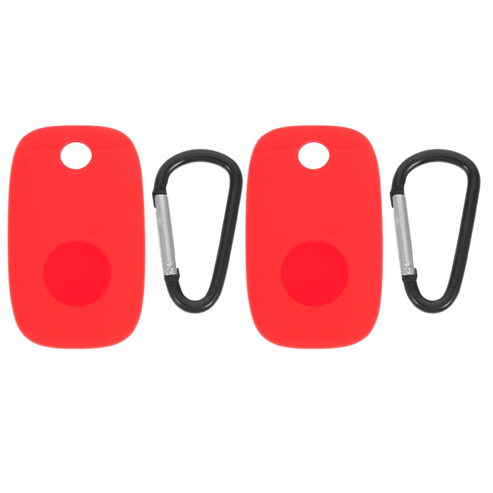 Gatuida 6 Uds Fundas Llavero Rojo Protector Llaves Titular Piel Práctica Y Funda de Silicona Accesorios Rastreadores Cubre Artículo para con Localizador Compatible Perdido Anti-