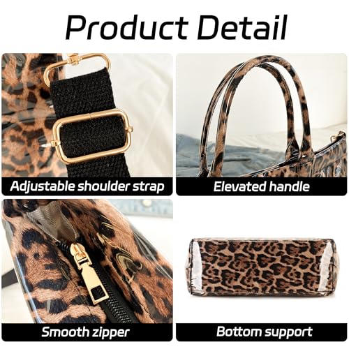 Bolso Tote Grande de PVC para Mujer Letras miniatura 4