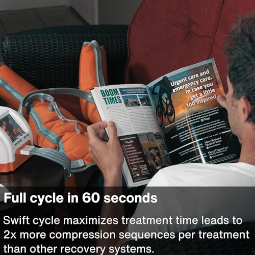 Air Relax AR-1 Professional Compression Boots, Leg Recovery System, Medical Grade Recovery Boots and Pump, 3...