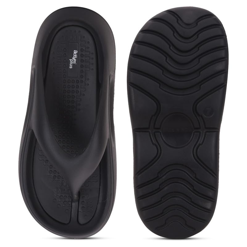 Image of ACTION Extra Soft Men's PILO Comfort Slippers | Lightweight & Anti-Skid Flip Flops with Cushioned Footbed | Waterproof Slippers for Men & Boys - ART APTM-26