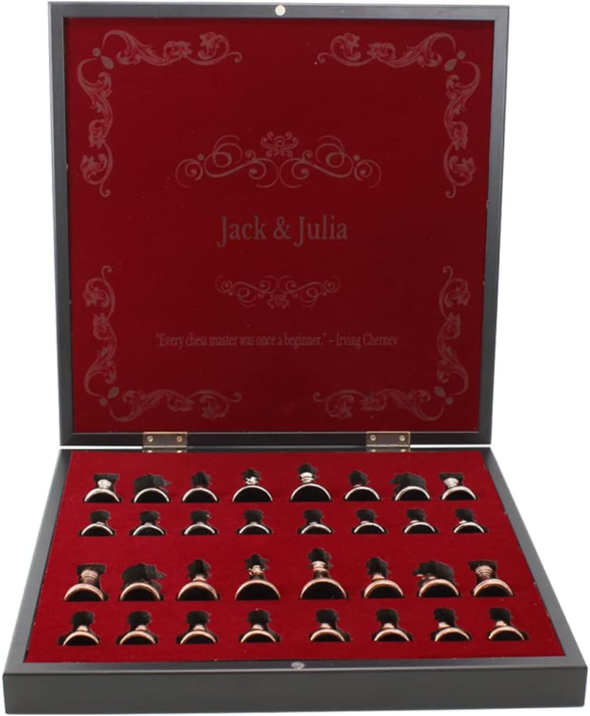 Perfect Graduation Gift - Personalizable Luxury Chess Set