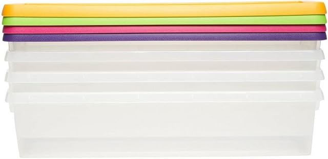 Whambox Storage Boxes, Multicolour, 1.9ltr