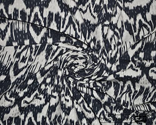 Handicrafts Star Indian Handmade Kantha Quilt Queen Size Bedspread Ikat Print Coverlet Home Bedding Gudari Bohemian Blanket (90"X108") Inches #TOP4