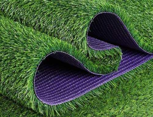 reshare - Gazon Synthetique Pelouse Artificielle Herbe Effet Naturel Rouleau - Interieur et Exterieur - Resistant aux UV Perméable à l'eau - Temi 2.5cm - 1m x 1m Cover