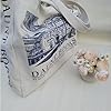 BROADREAM Canvas Tote Bag Aesthetic - Zippered Book Tote Bag with Interior Pocket by Cute Shoulder Tote Bags for Women Shopping & Travel - Best Gift for Mother Teacher Friendship Wife Classmate #2