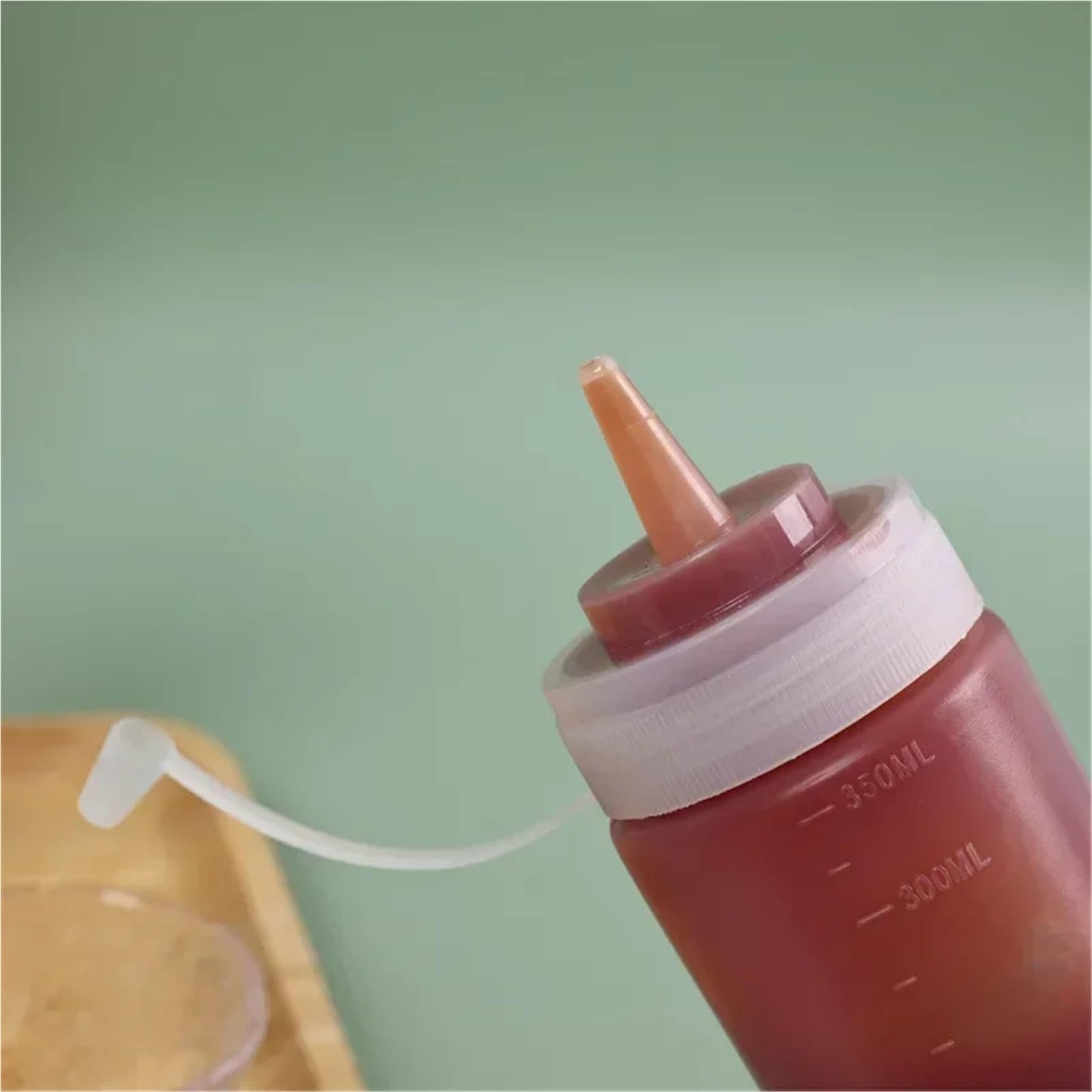 10PCS Condimento Bottiglie da spremere Bottiglia di salsa insalata Olio d'oliva Ketchup Senape Dispenser Accessori cucina Gadget per Condimenti(800ml)