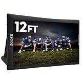 GOOSH 12ft Inflatable Movie Projection Screens Indoor and Outdoor Party Theater Screen Blow up Mega...