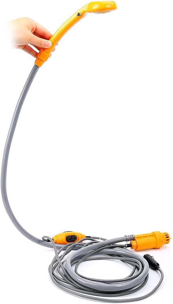 Portable Camping Shower Pressure Washer Automobile Shower Set Suitable for Indoor or Outdoor Use Pet Washing Car Washing Camping Baby Showering