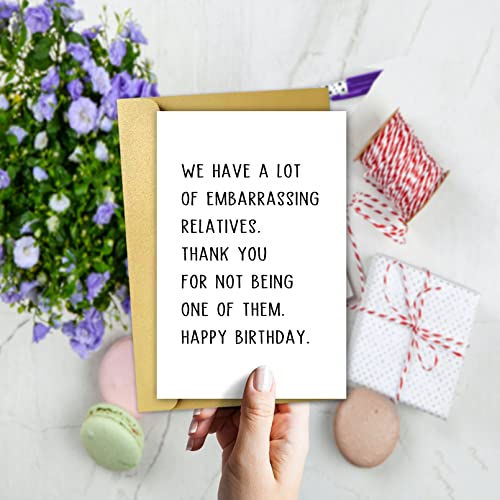 Hilarious Happy Birthday Gifts For Cousin,Joke Bday Card For Sister,Relatives Bday Card,Cute Birthday Card For Brother,Birthday Merchandise Aunty Uncle… #TOP4