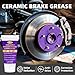Ceramic Brake Parts Lubricant 30g*2Pack – High Temp Brake Caliper Grease for Automotive Brake System, Sliding Pins & Pad Assembly, Safe for Rubber and Plastic Components