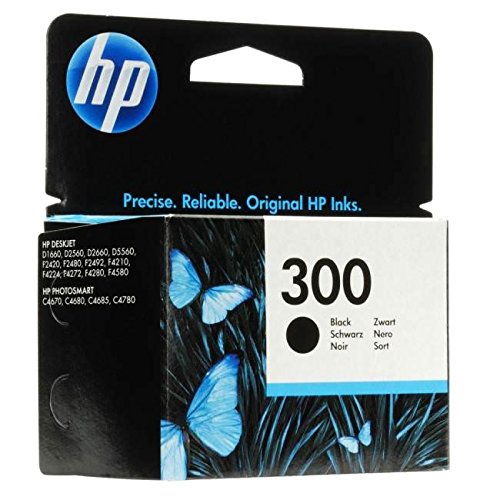 HP – Cartucho de Tinta 300 Negro 200 Pã ¡Ginas CC640EE