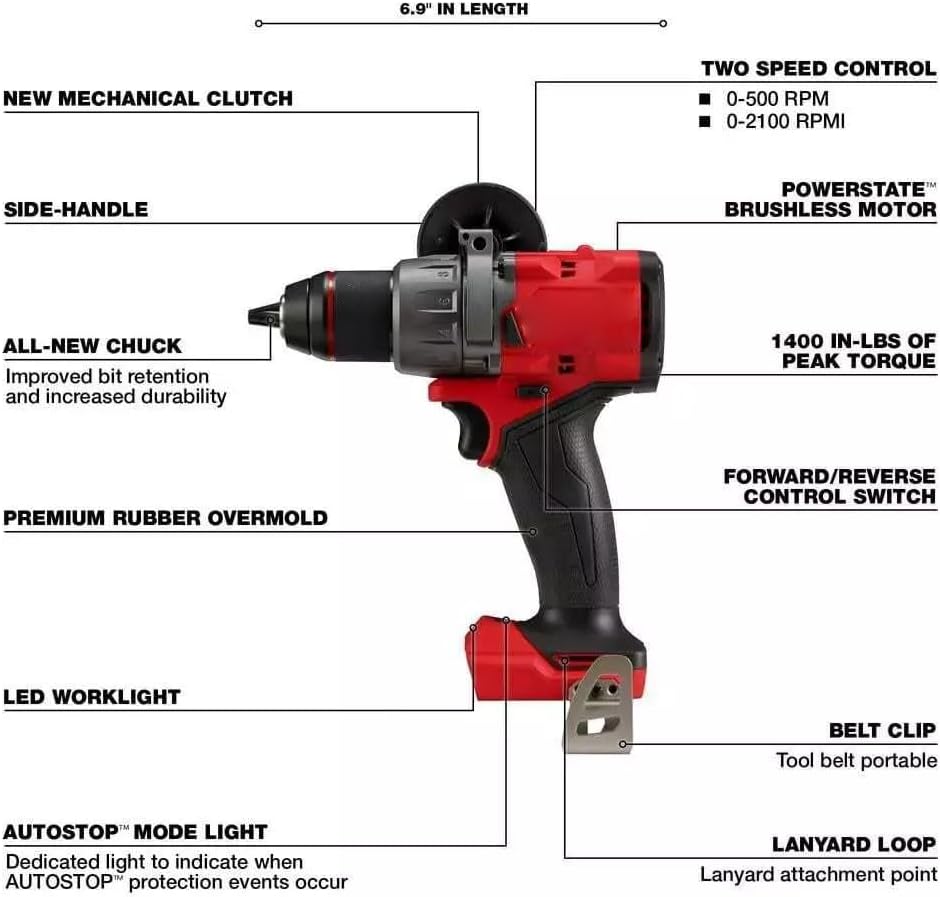 3697-27 Compatible with Milwaukee 18V 7-Tool Combo Kit, Power Tool Combo Kits, Tools Combo Kit - Image 3