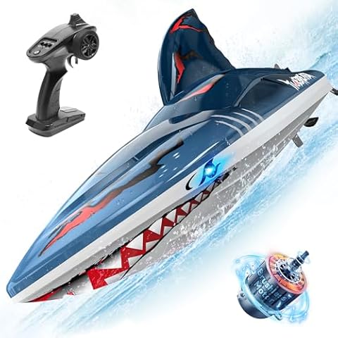 DEERC Fast Brushless Shark RC Boat Cover