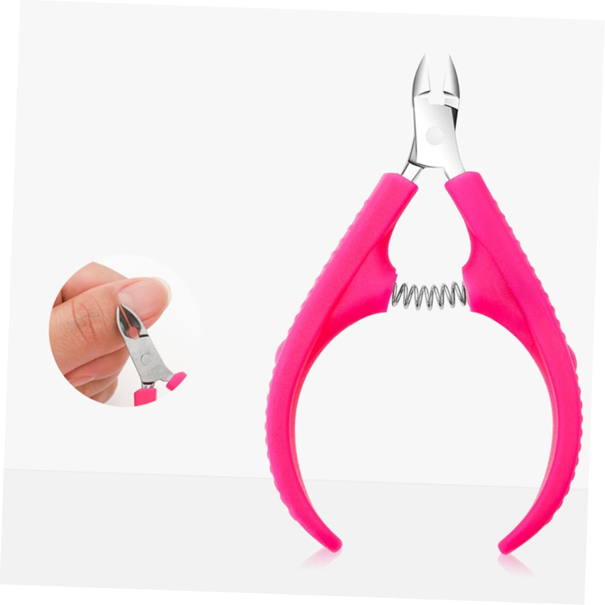 2Pcs Professional Cuticle Nipper with Handles Stainless Steel Dead Skin Remover and Manicure Cuticle Trimmer for Precise Nail Art and Salon Use Portable and Easy to Use