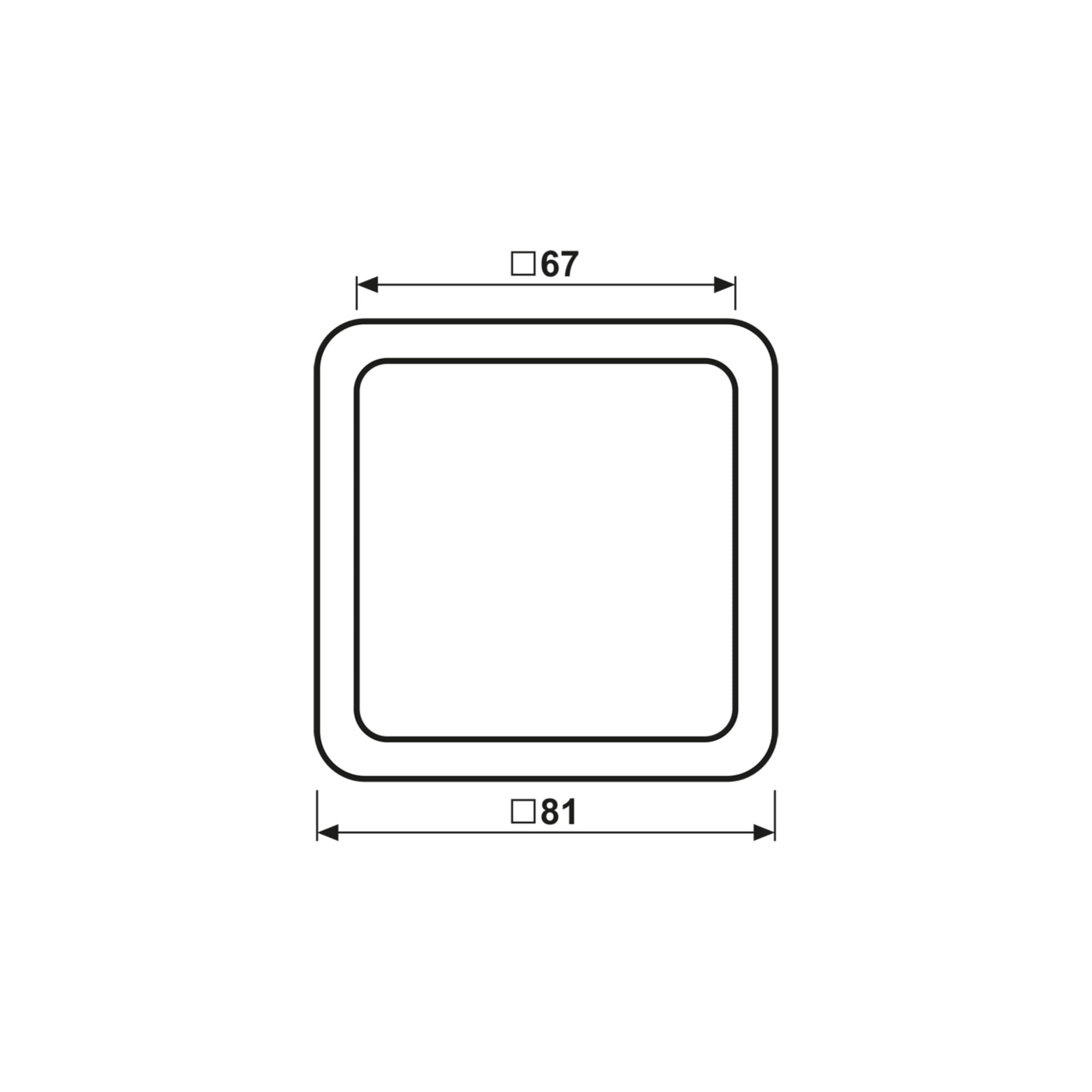Jung ramka CD581GR pojedyncza