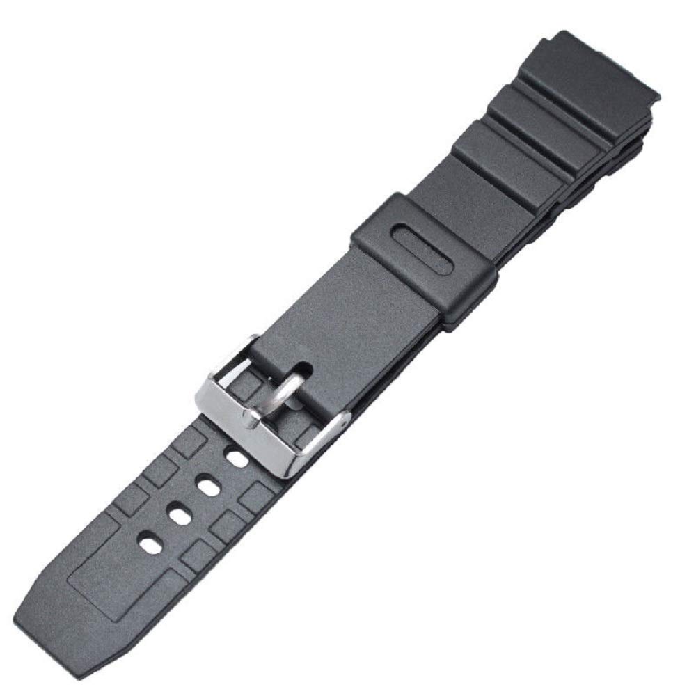 g24 22mm Replacement Black Diver Rubber Watch Band Strap fits G-Shock AMW-320 AMW-330 AD-520 MD-705 | Gshock AMW320 AMW330 MD705 | G Shock AMW 320 330 MD 705