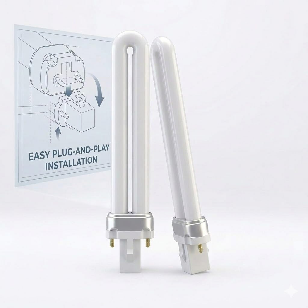G23 LED Bulb 9W, 2 Pin Light Bulbs 2700K Warm White CFL Replacement, 2-Pack