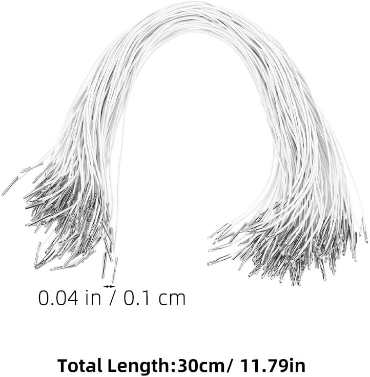 VANZACK 50pcs Elastic Mask Straps and DIY Elastic Rope Bands for Crafts, High Stretch Corded for Face, Hat Adjusting, Halloween Craft Masks