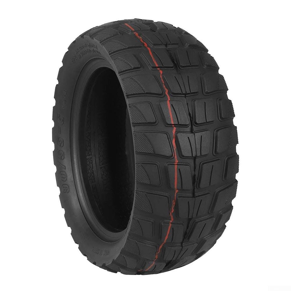 Roue Tubeless Scooter, Pneu de rechange sans chambre à air pour scooter électrique 10" Taille 90/55-6,10x3.0,80/65-6, Pneus pneumatiques en caoutchouc pour scooter électrique à vide, 235x94mm