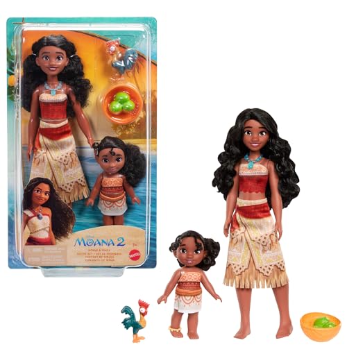 Mattel Disney Moana 2 Simea Fashion Doll with Anklet Accessory 5 Moveable Joints & Removable Outfit Toys Inspired by the Movie JBT41