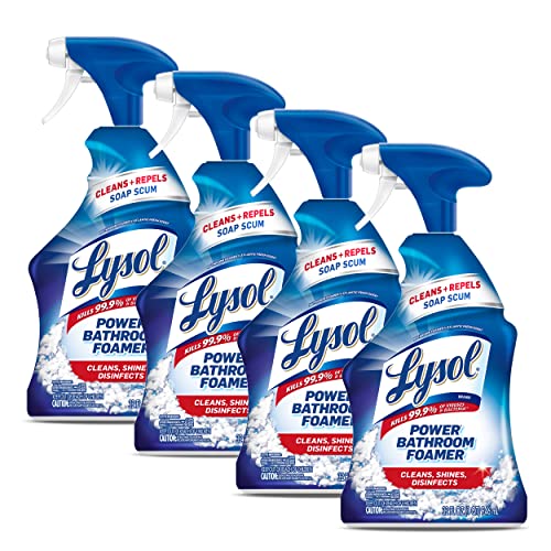 Lysol Power Bathroom Foamer Spray, 22 Fl Oz (Pack Of 4) #TOP13
