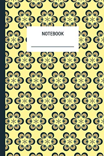 Notebook: 128 pages - Lined with side margin, notebook in a modern design, 6x9 inches (15.2 x 22.9cm; about A5 format). Softcover. Pocket-School Notebook, Diary, Journal, Copybook